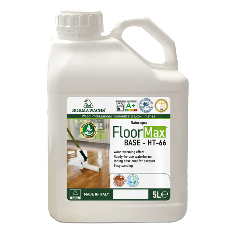 Naturaqua Floormax Basecoat HT66 / Su Bazlı Ton Veren Dolgu / Astar Verniği
