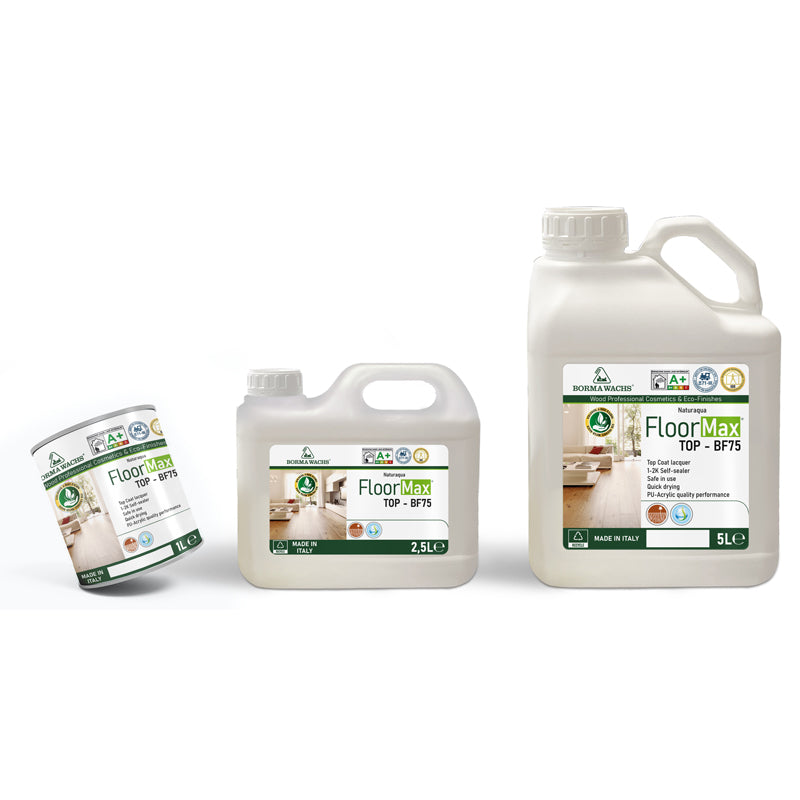 Naturaqua 1-2K Floormax TOP-BF75 / Su Bazlı Parke Verniği