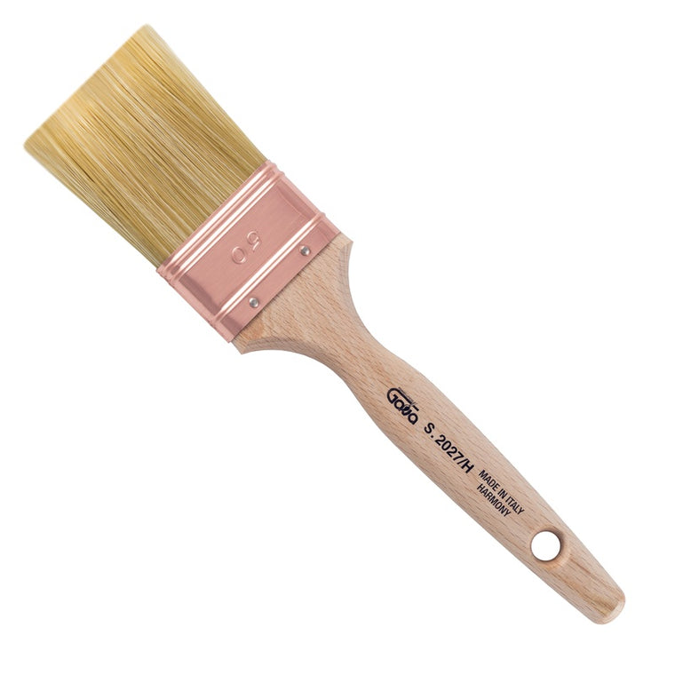 Gava Flat Professional Wooden Brush Harmony - Sentetik Kıl Fırça