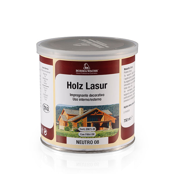 Holz Lasur ( Wood Stain ) - Solvent Bazlı Ön Korumalı Ahşap Boyası
